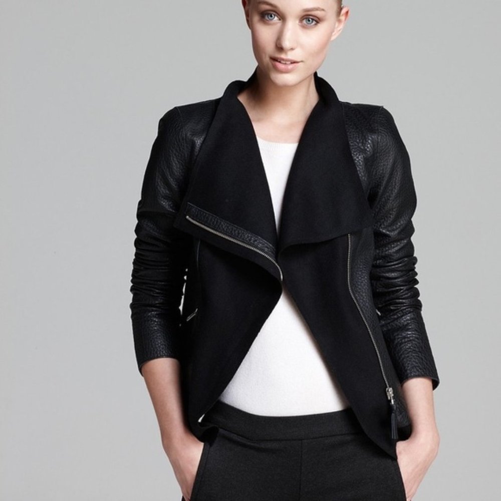 Mackage Wool and Leather Jacket - Armada